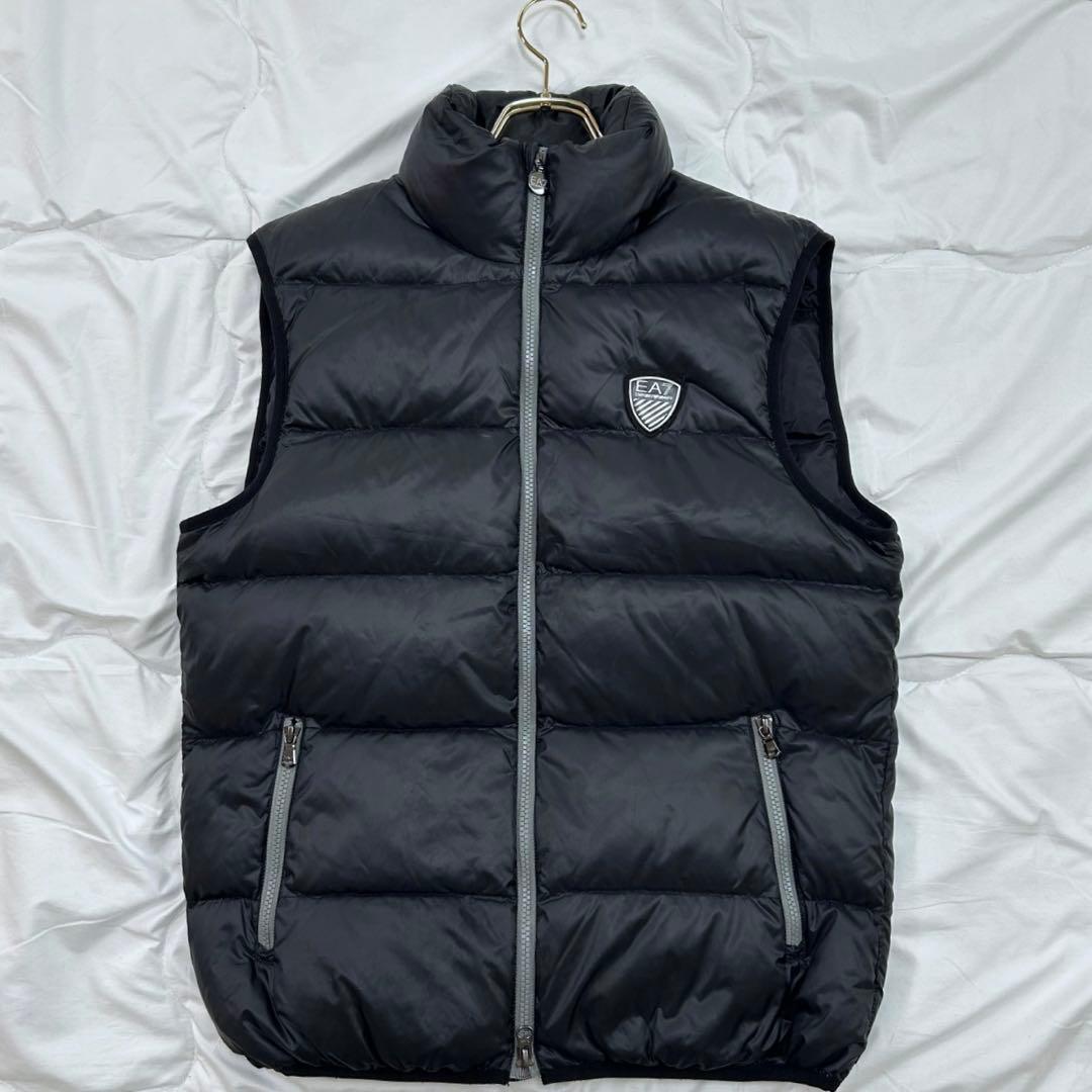 EMPORIO ARMANI EA7 アルマーニ ダウンベスト ブラック M