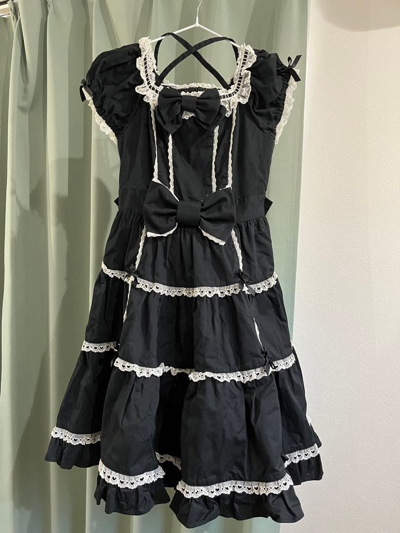 Angelic Pretty ジャンパースカート、お袖留、カチューシャ