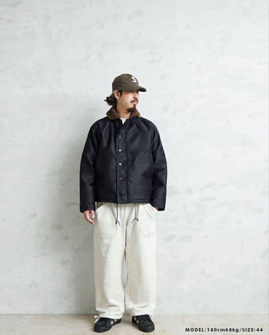 WAIPER.inc N-1 デッキジャケット 前期型 NAVYサイズ44
