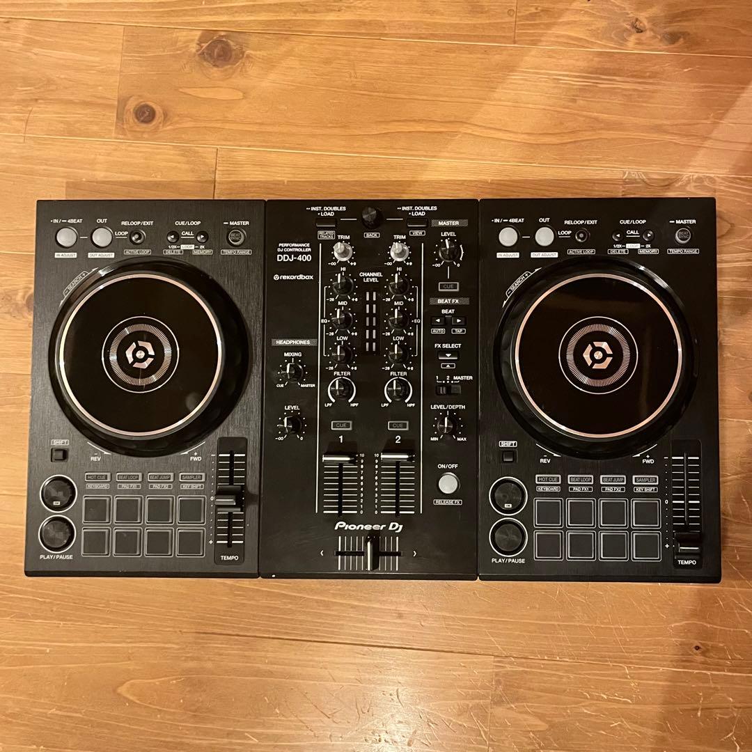Pioneer DJ DDJ-400 コントローラー コード　ヘッドホン付き