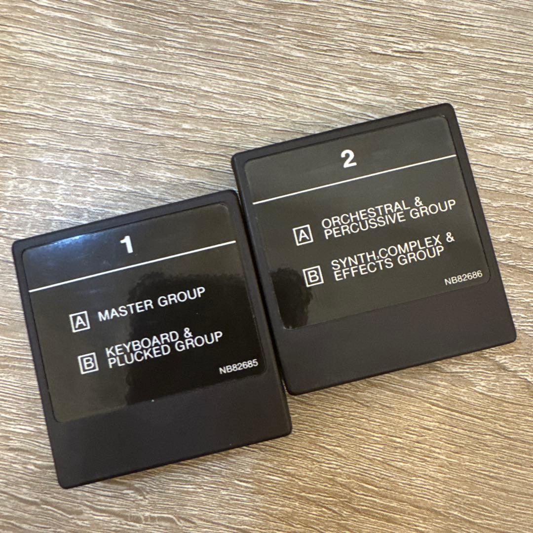 「 ROM 1 & 2 」DATA CARTRIDGE for DX7