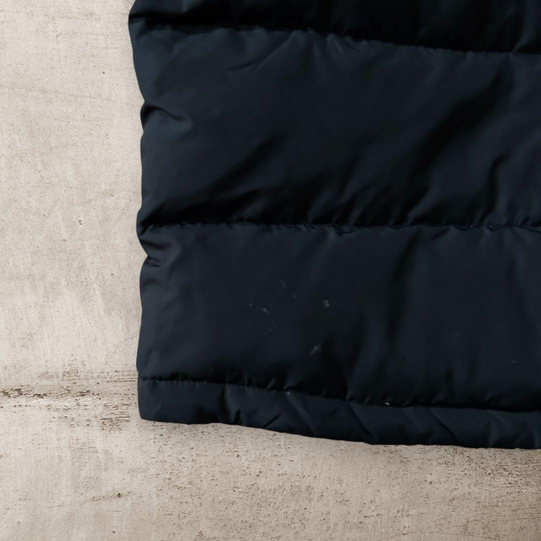 古着Colombiaコロンビア中綿ダウンジャケットドローコード刺繍ロゴ短丈テック