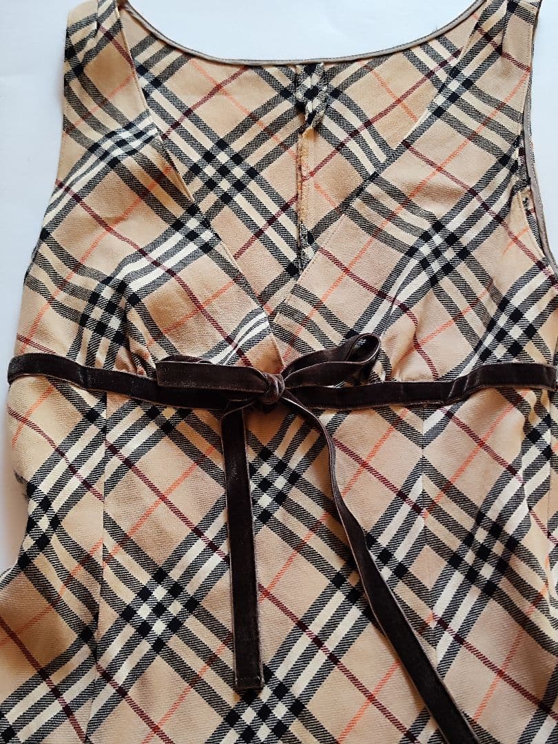 バーバリー BURBERRY BLUE LABEL ブランド ワンピースベスト