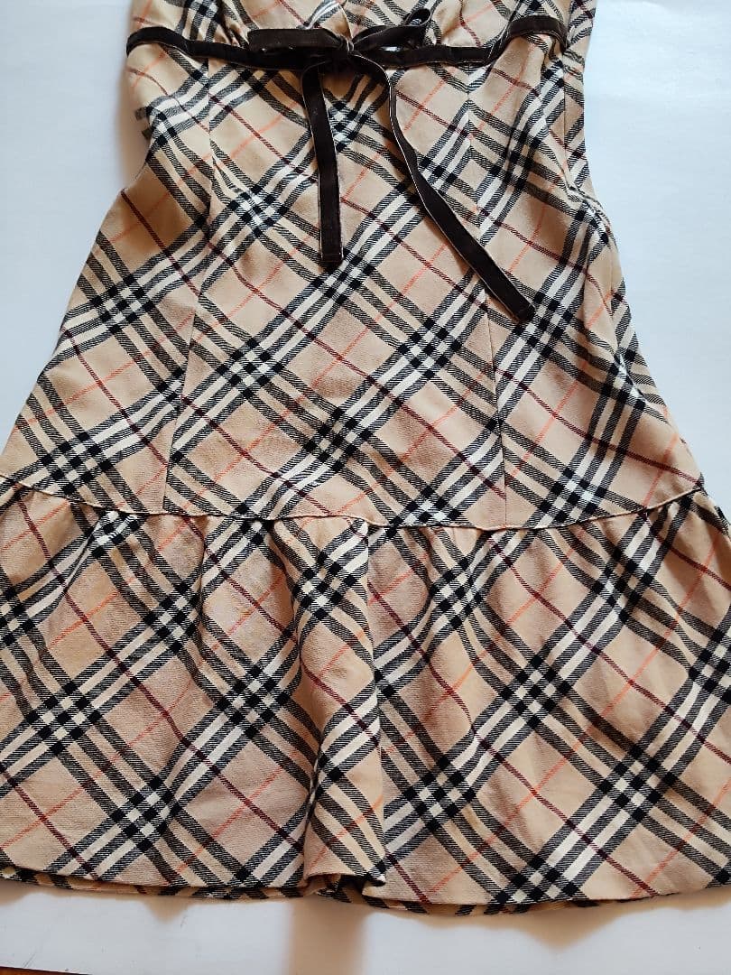 バーバリー BURBERRY BLUE LABEL ブランド ワンピースベスト