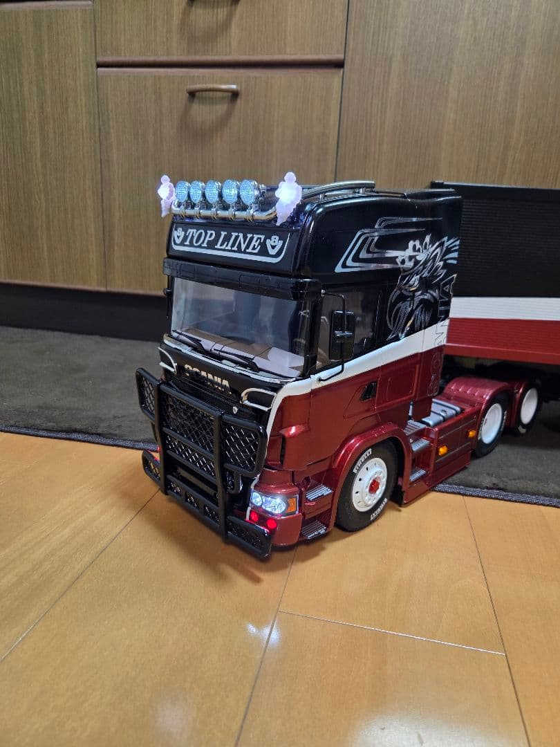 タミヤ1/14　スカニア　セミトレーラー　セット