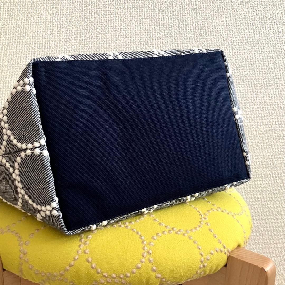 トートバッグ　ネイビー