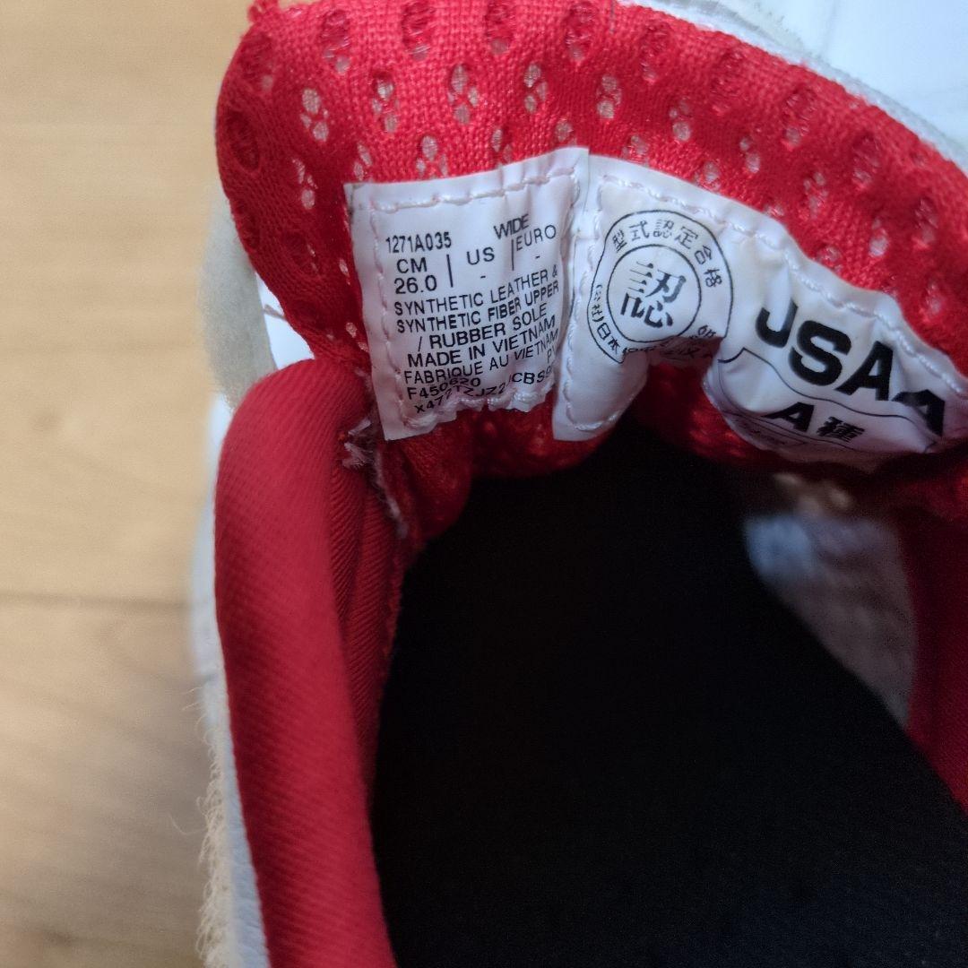 アシックスasics 安全靴 ウィンジョブ CP305 AC ホワイト×ホワイト