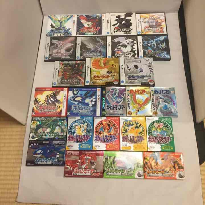 ポケモンの全てのゲーム 25本 箱付き