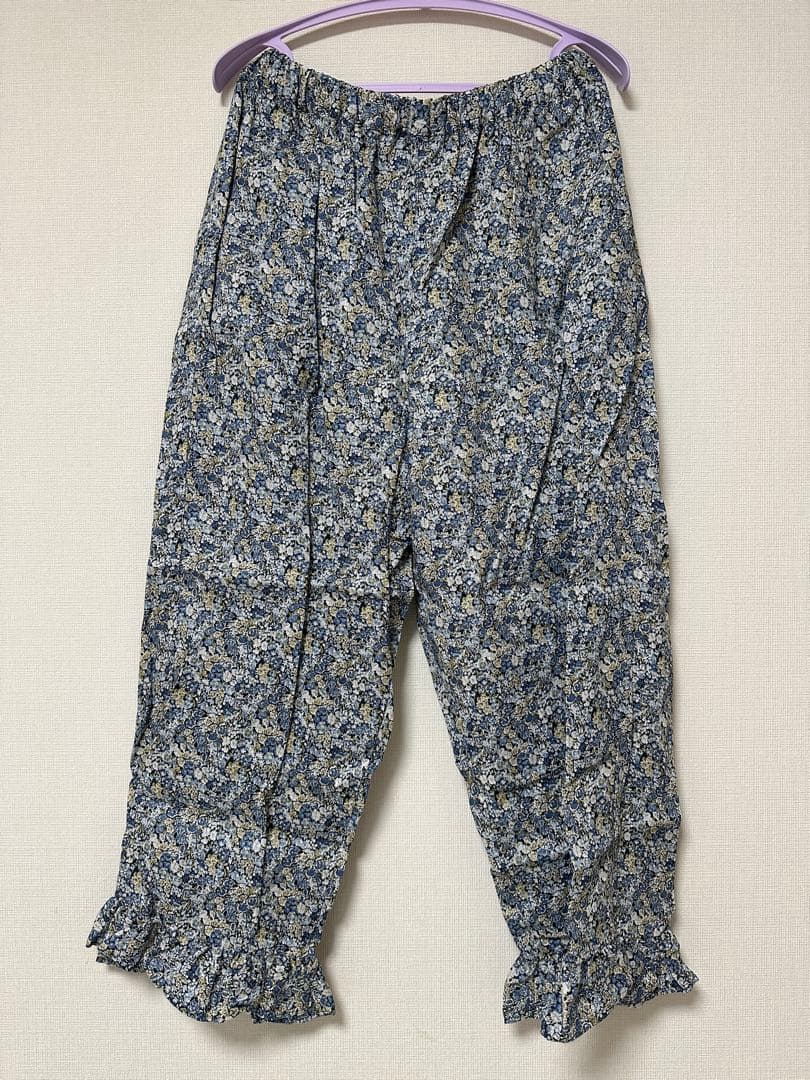 シクラメンnest robe リネンリバティフリルパンツ