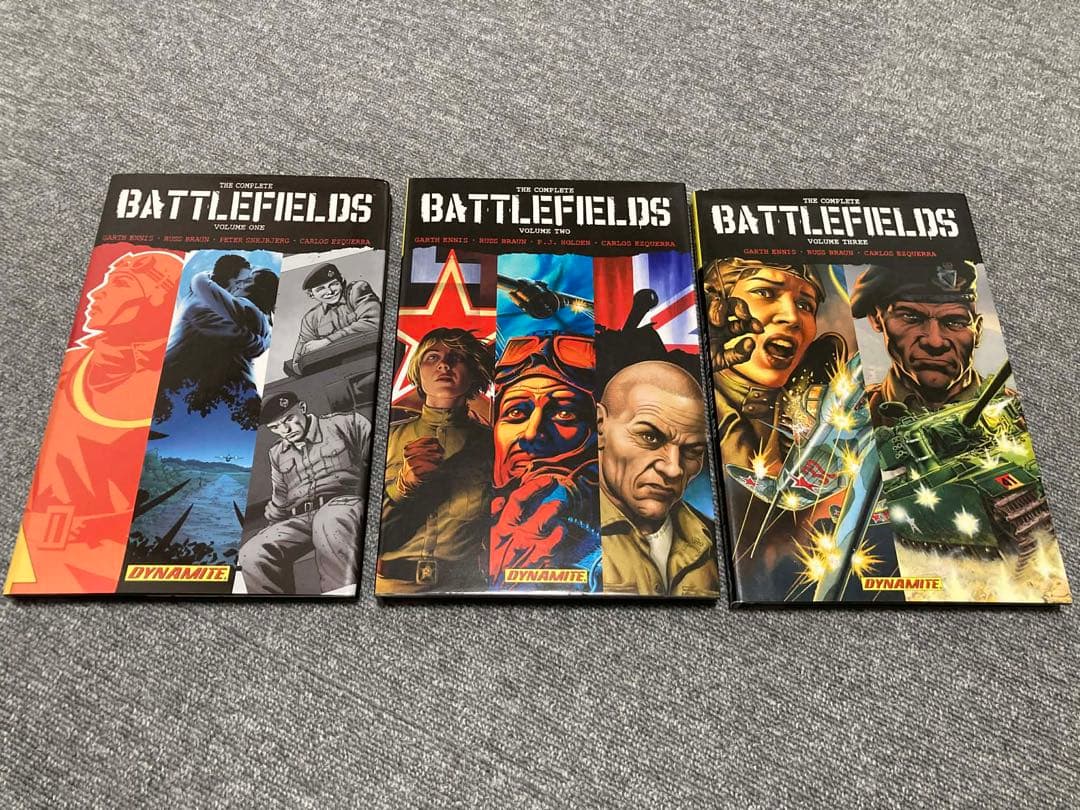 ガース・エニス著『バトルフィールズ』第1～3巻 ハードカバー セット まとめ売り