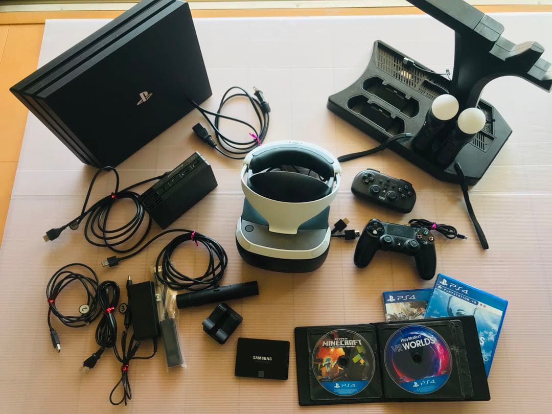 断捨離PS4Pro CUH-ZVR2 move マイクラSSDセット売り