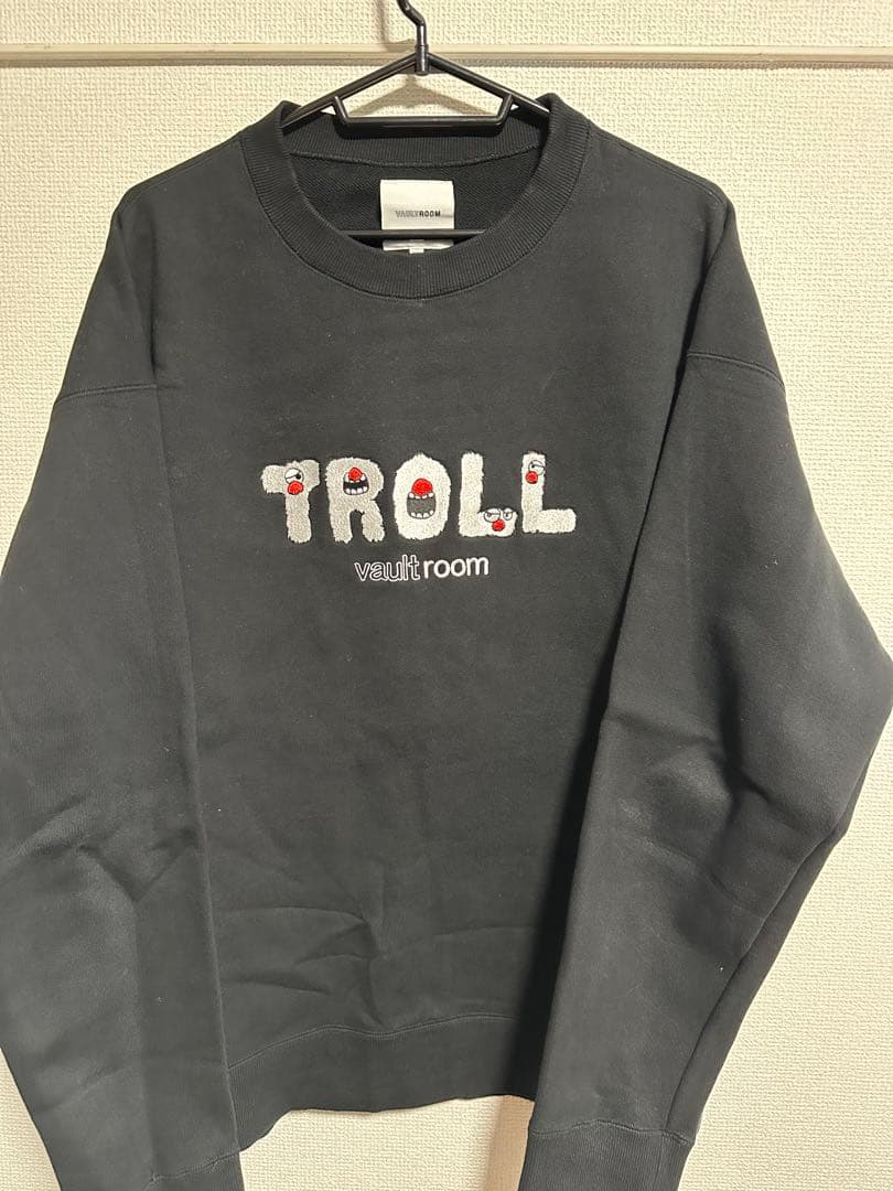 vaultroom TROLLスウェット(黒)
