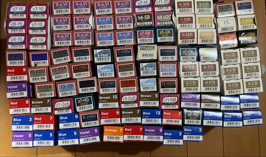 ミルボン　カラー剤　105本