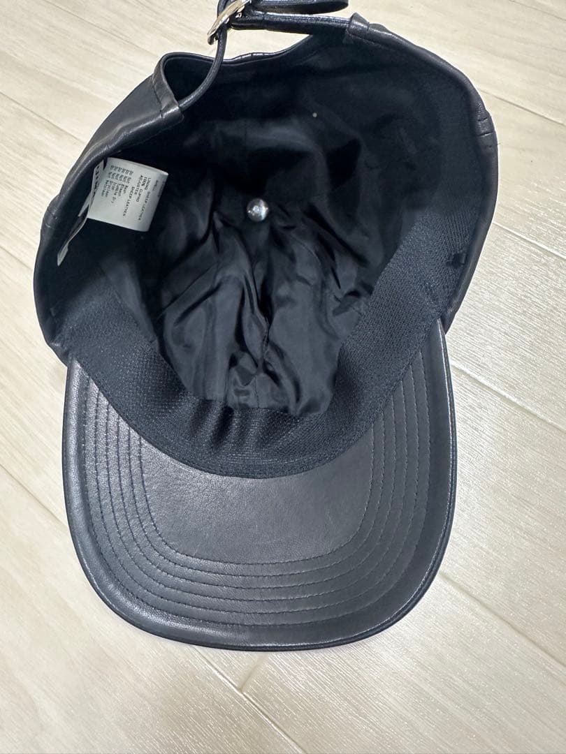 【美品】KIJIMA TAKAYUKI LAMB SKIN 6PANEL CAP