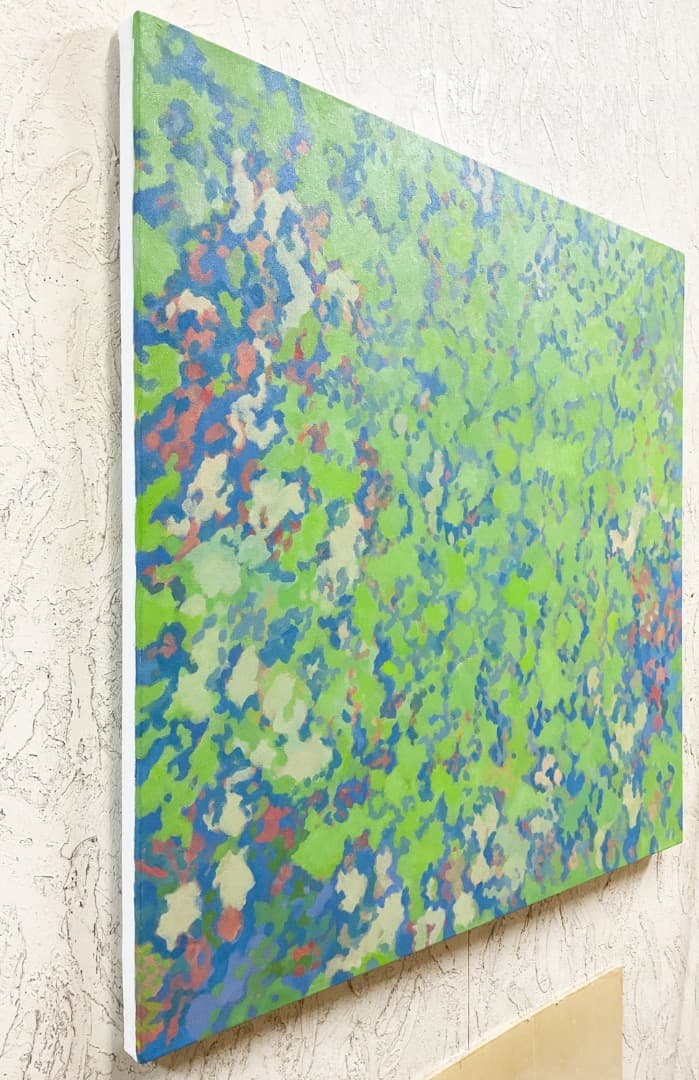 絵画 832 油絵/抽象画風/自然のパターン/S12号