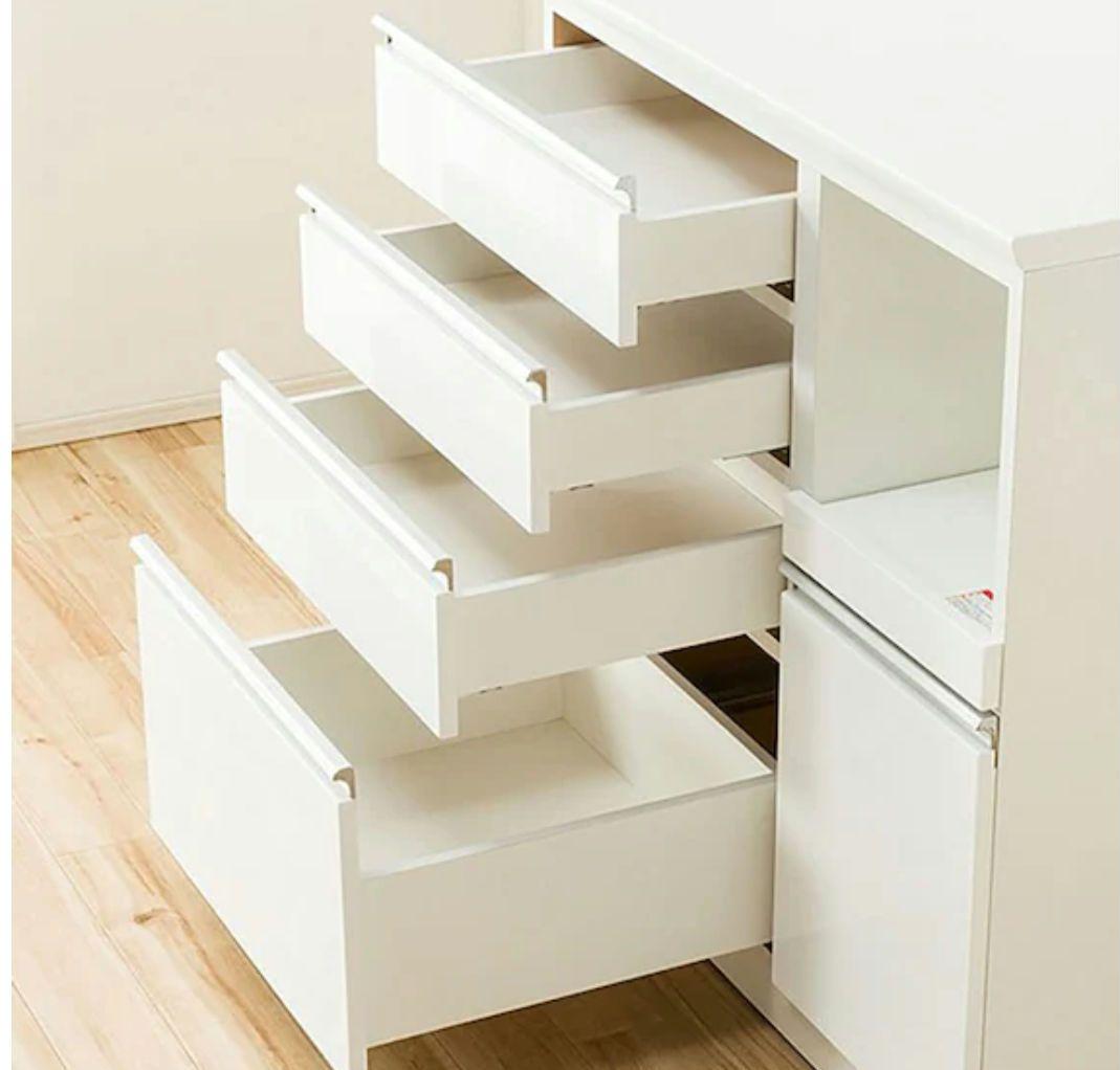 送料込み✩キッチンカウンター 4引き出し　ニトリ　中古