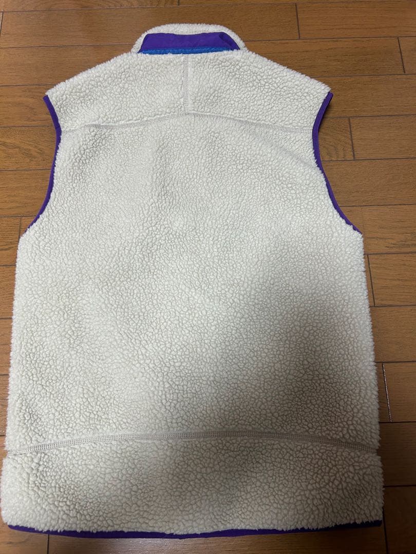 【廃盤品】Patagonia パタゴニア レトロX ベスト ベージュ/パープル