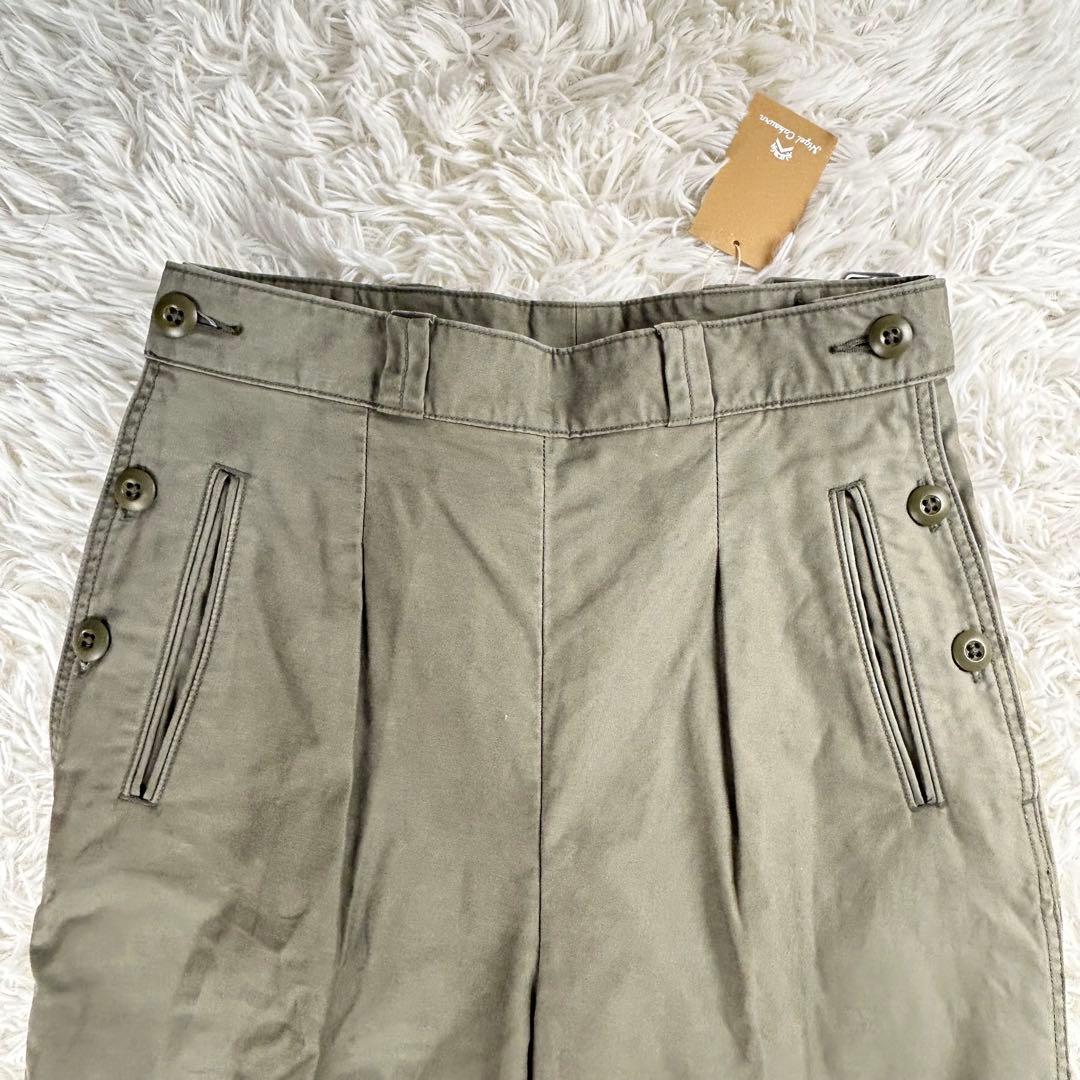 新品タグ付　ナイジェルケーボン　アーミーパンツ　コットンモールスキン　カーキ　M