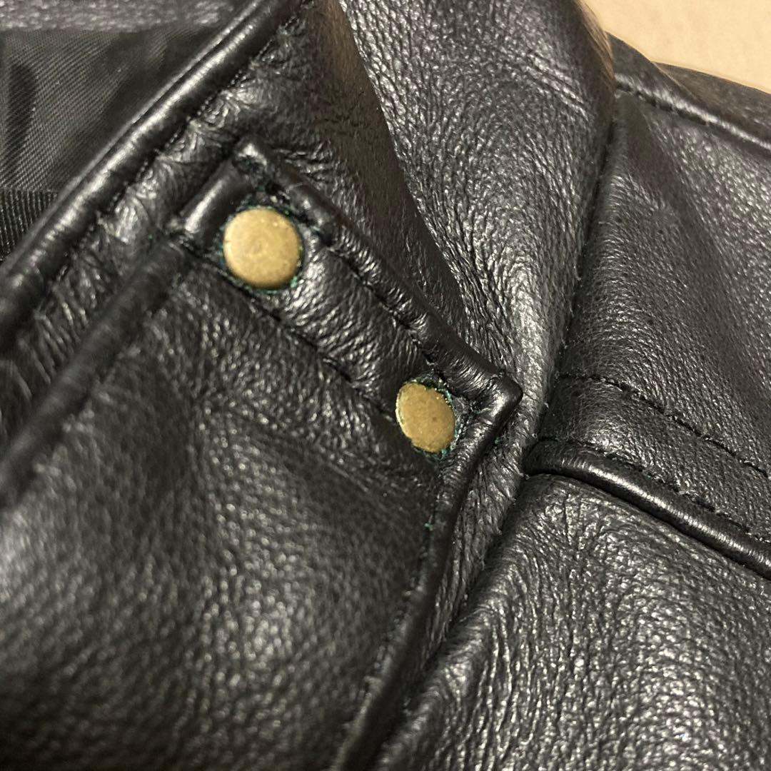 y2k 00s archive レザーガスマスクジャケット S 美品