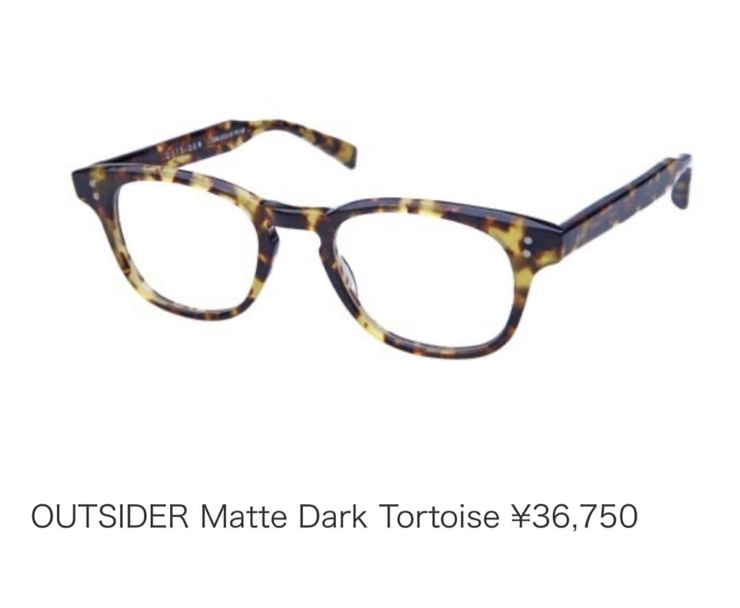 DITA OUTSIDER ディータ　メガネ　サングラス　トムブラウン