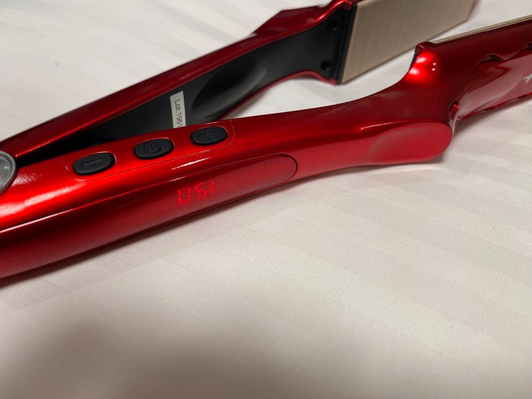 radiant ストレートヘアアイロン レッド35mm