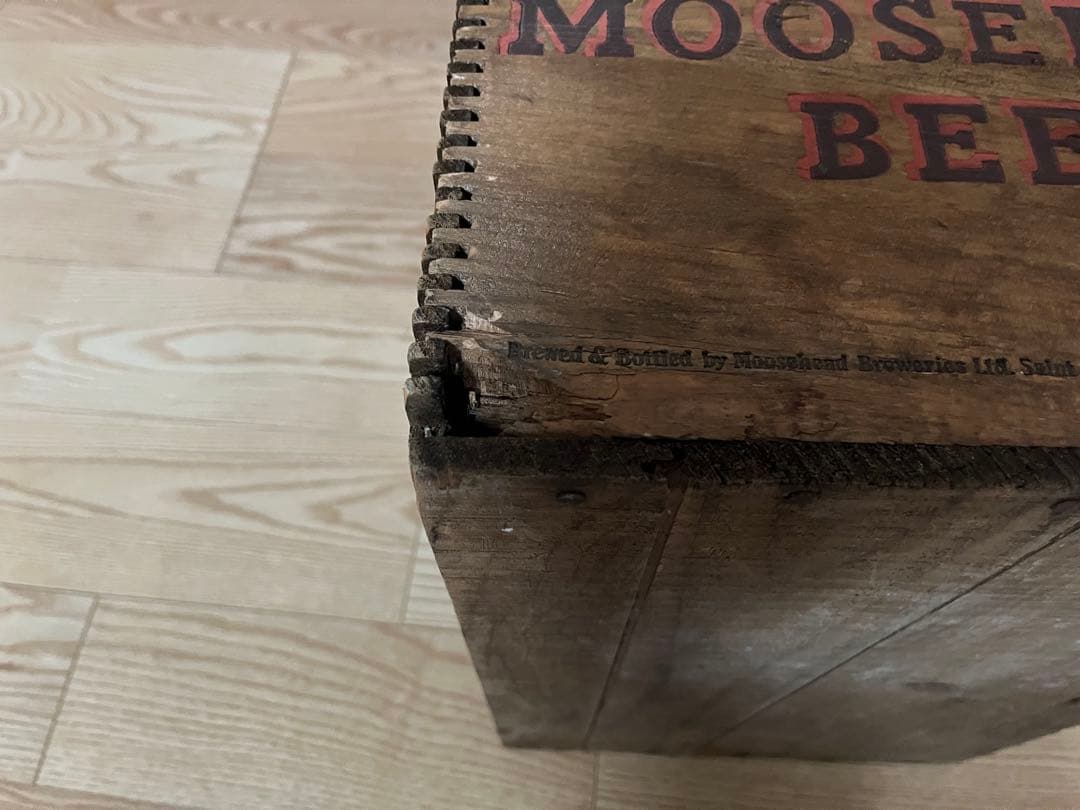 MOOSEHEAD BEER 木箱　アメリカンヴィンテージ