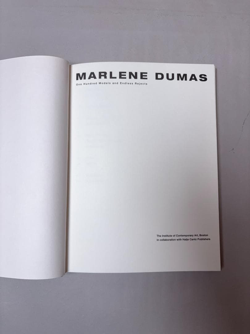 Marlene Dumas OneHundred Modelマルレーネ・デュマス