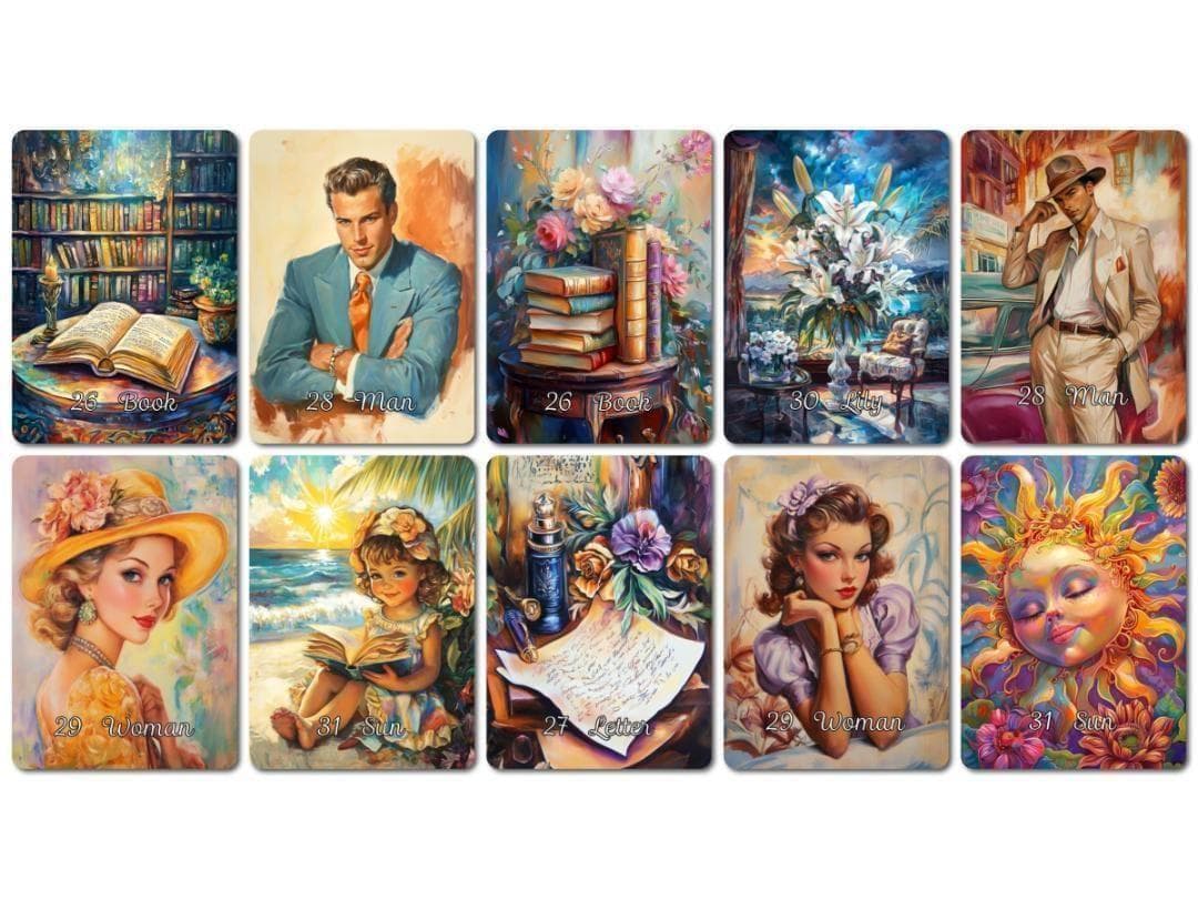 【正規品ルノルマンカード】１点限定✨美麗✨1950年代の幸せな日々のデッキ