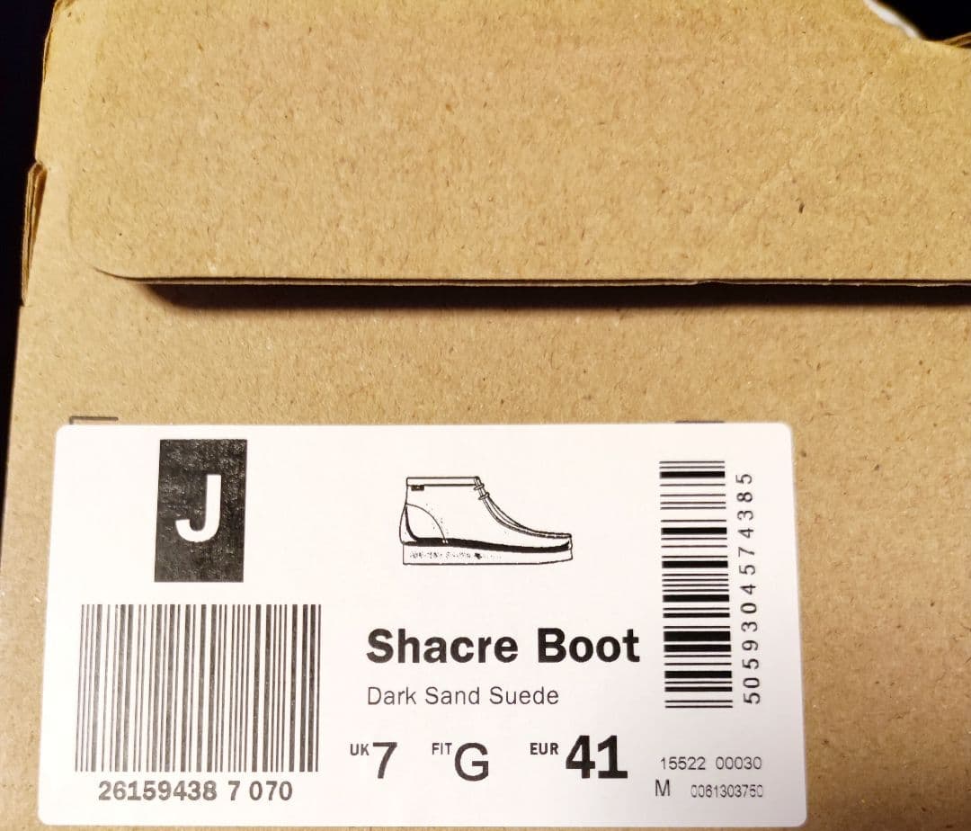 b*r様 【新品!!】クラークス ワラビーブーツ　25cm ダークサンドスエード