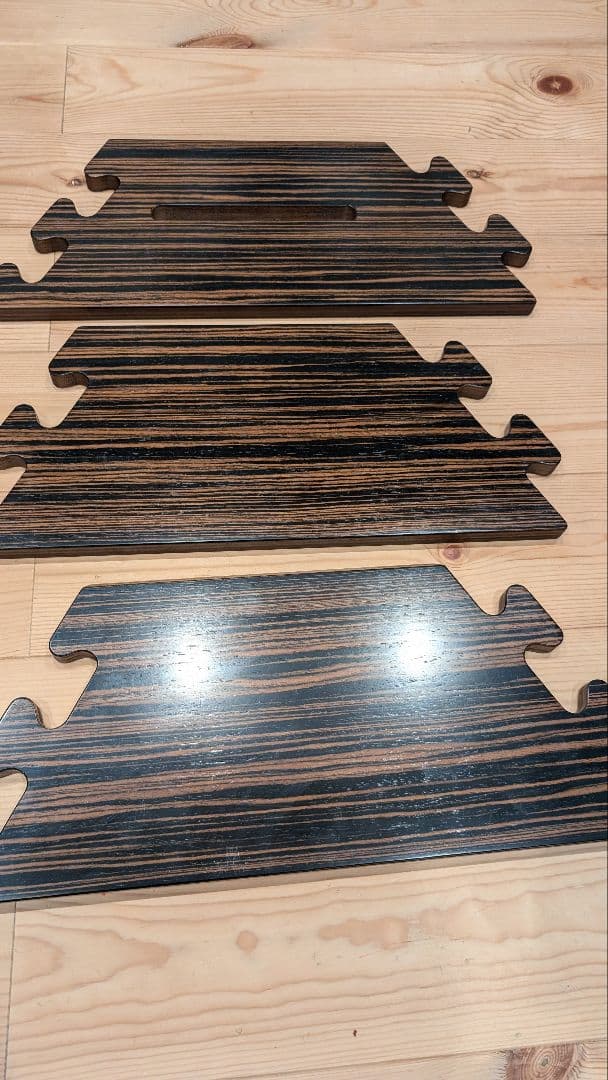 thearth ざぁーす　ヘキサテーブル　黒しま次郎