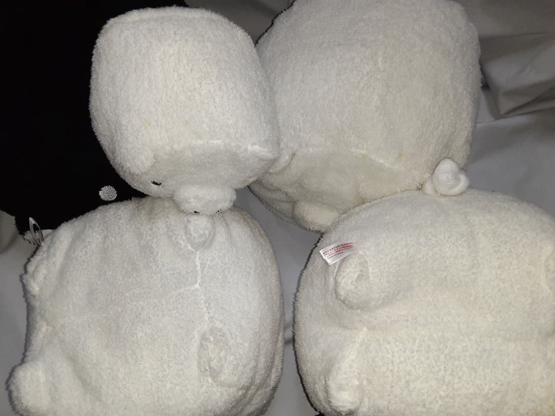 タオルハンガー モノクロブー ぬいぐるみセット もこもこ キラキラ XL BIG