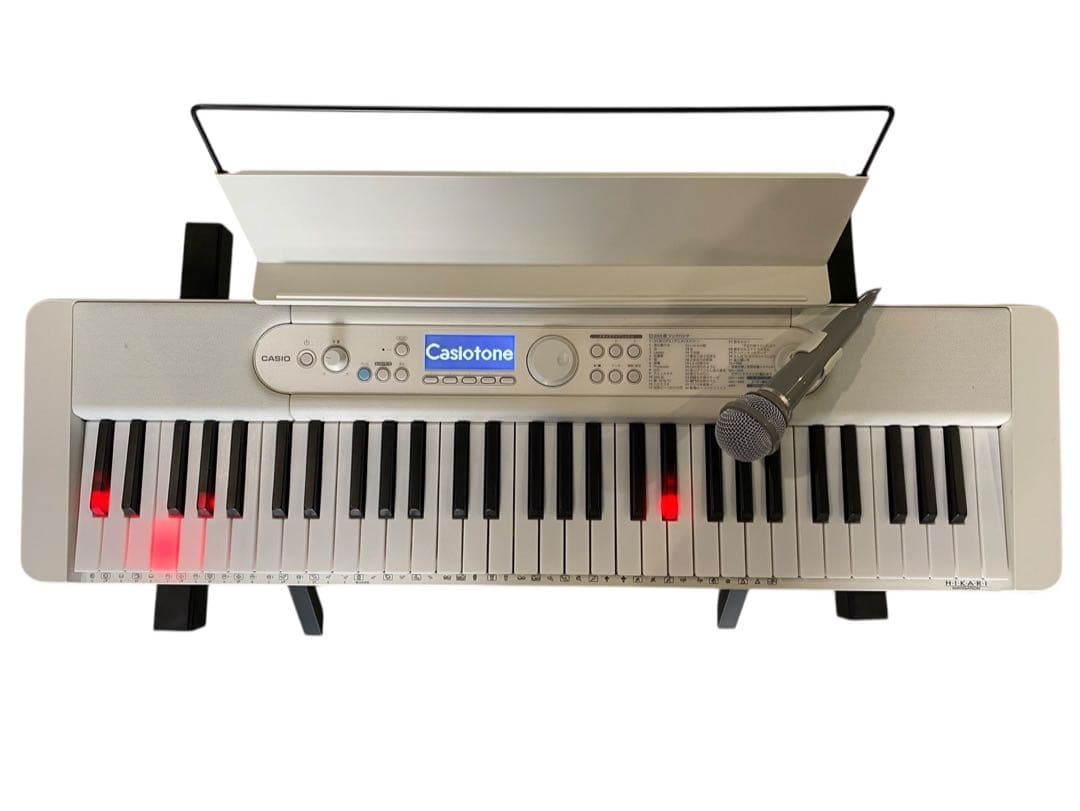 ★CASIO キーボード 光ナビゲーションのみ LK-520 2023年製