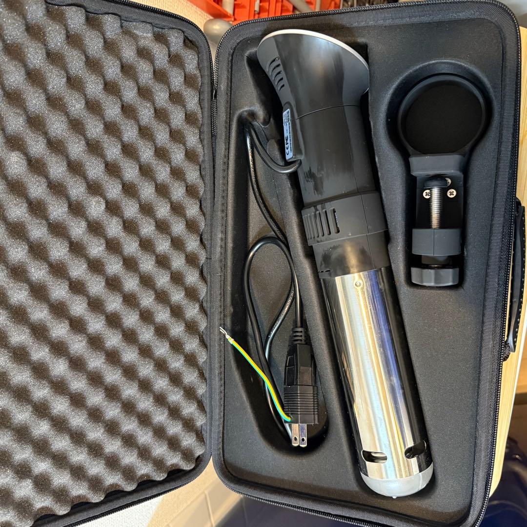 Anova低温調理器ソフトケース付き、保温ボール、ストッカーセット