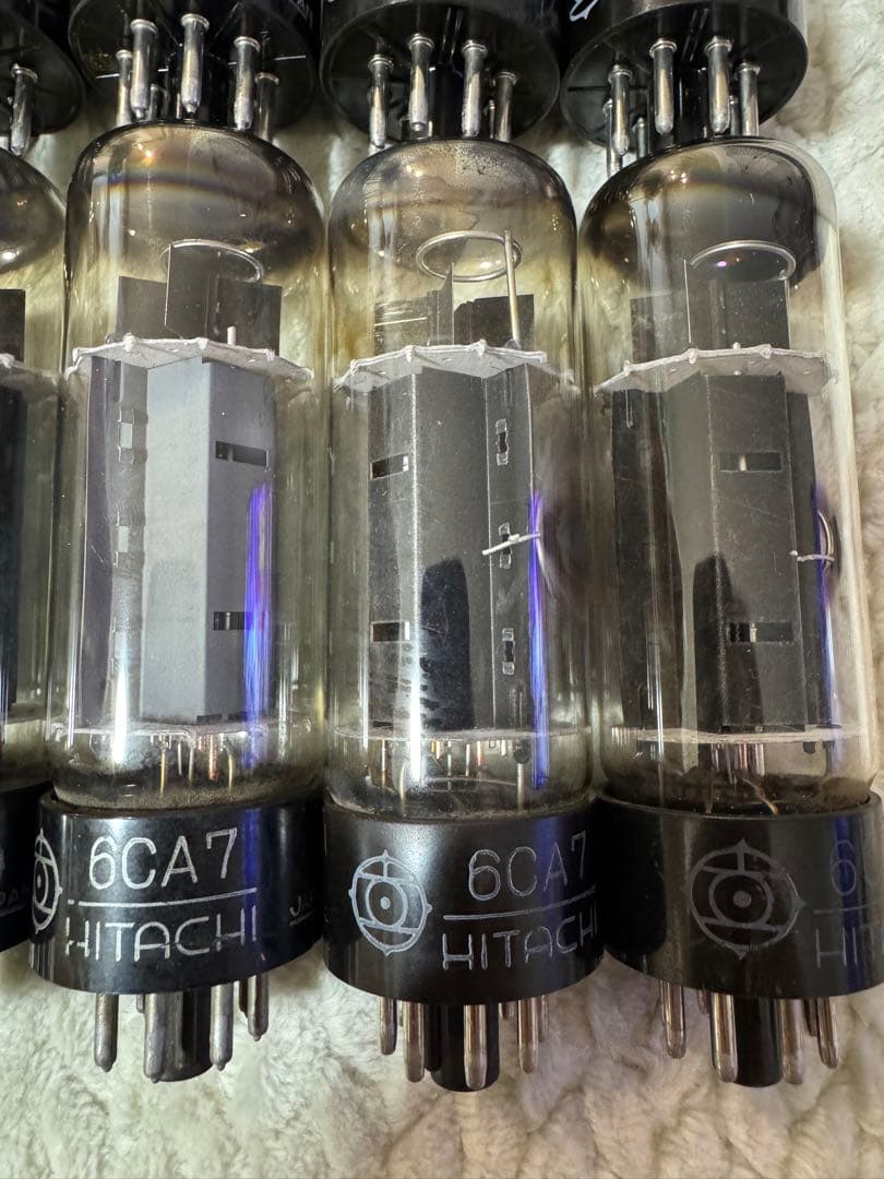 し*。様 HITACHI 6CA7 真空管 12本セット オーディオ アンプ 日