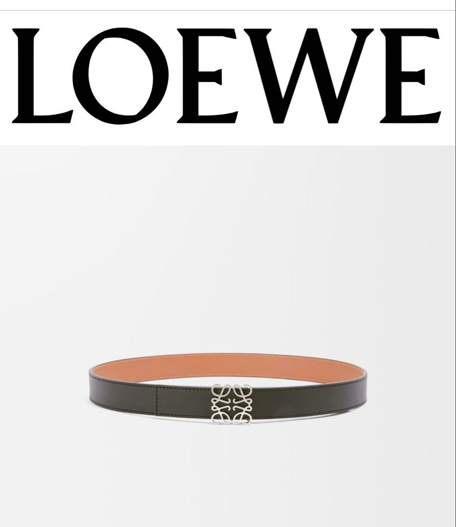 LOEWE 新品未使用 試着のみ アナグラムレザーベルト 75