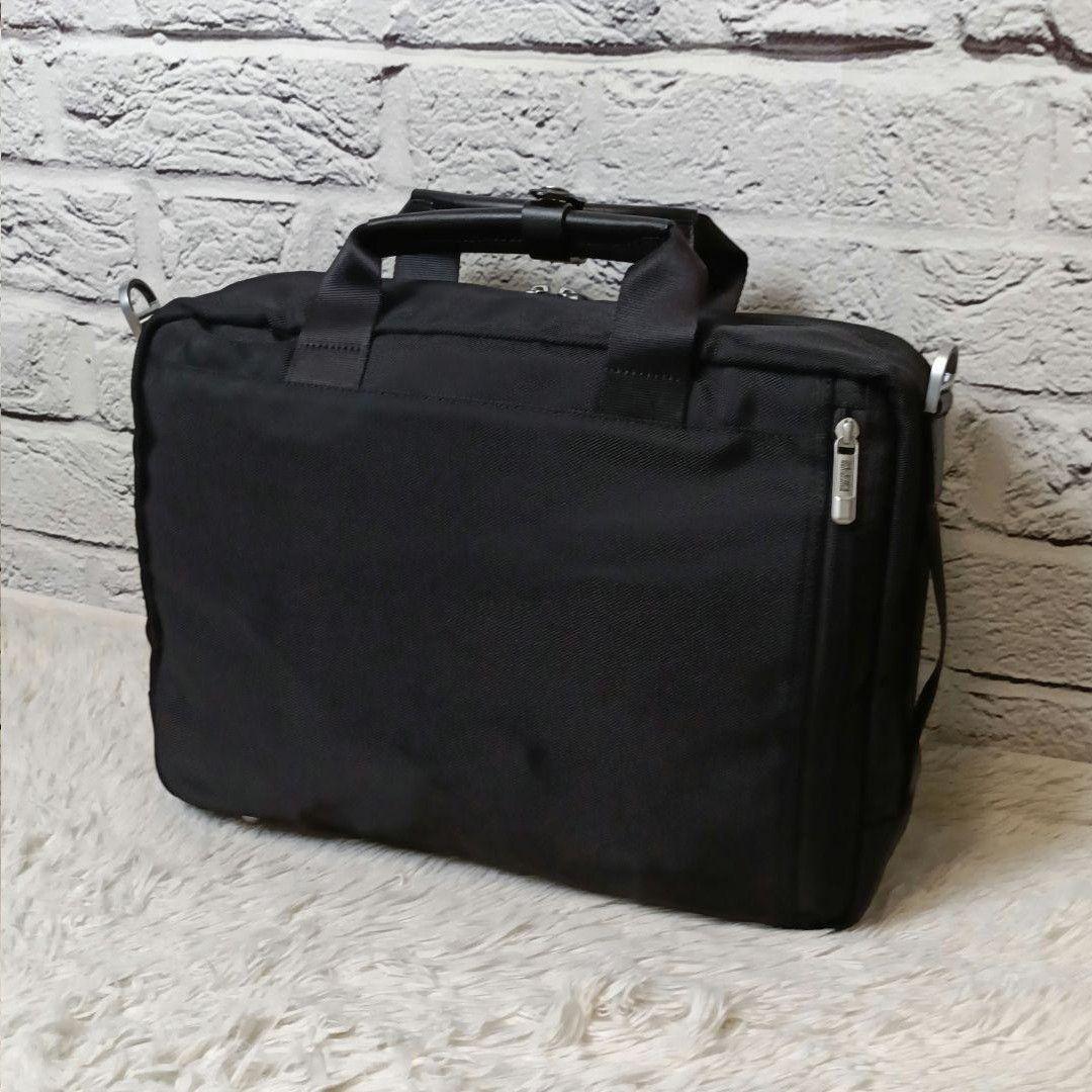 未使用級■ZERO HALLIBURTON 3WAY ビジネスバッグ ブラック