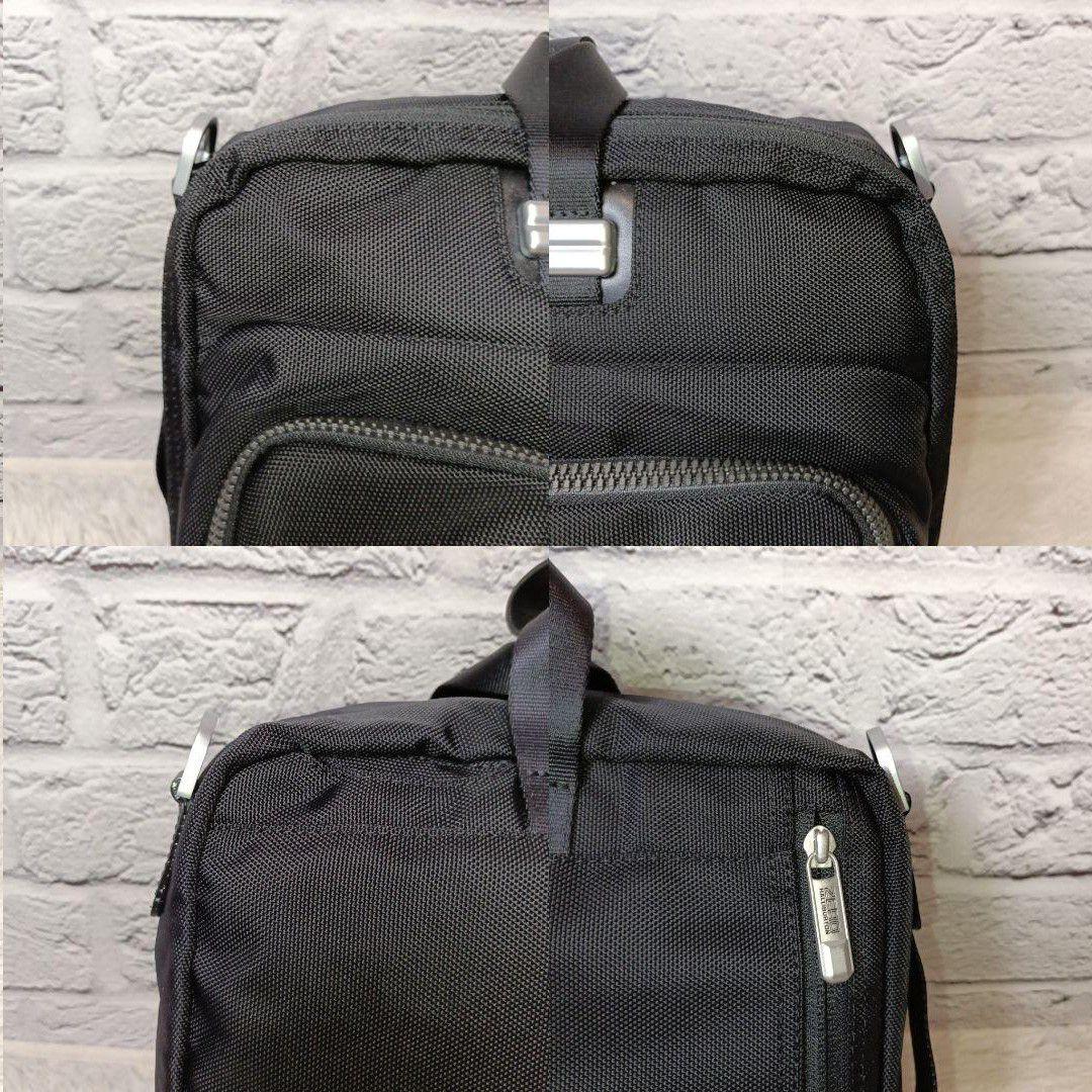 未使用級■ZERO HALLIBURTON 3WAY ビジネスバッグ ブラック