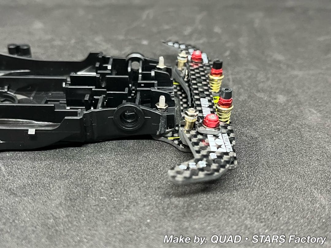 【ミニ四駆・MA用】2軸ATピボットバンパー　J-CUP2023／フルカーボン