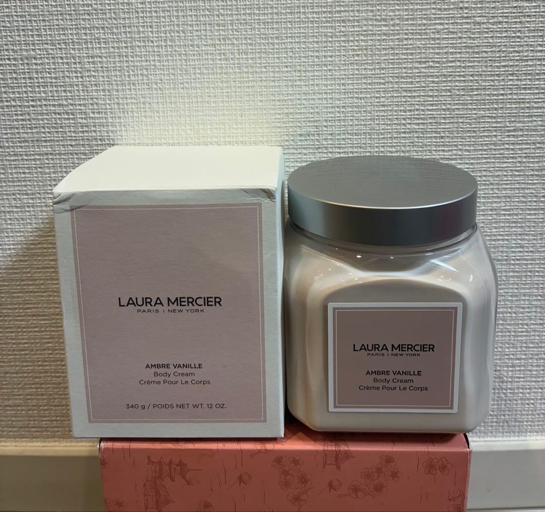 【新品】ローラメルシエ ホイップトボディクリーム アンバーバニラ 340g