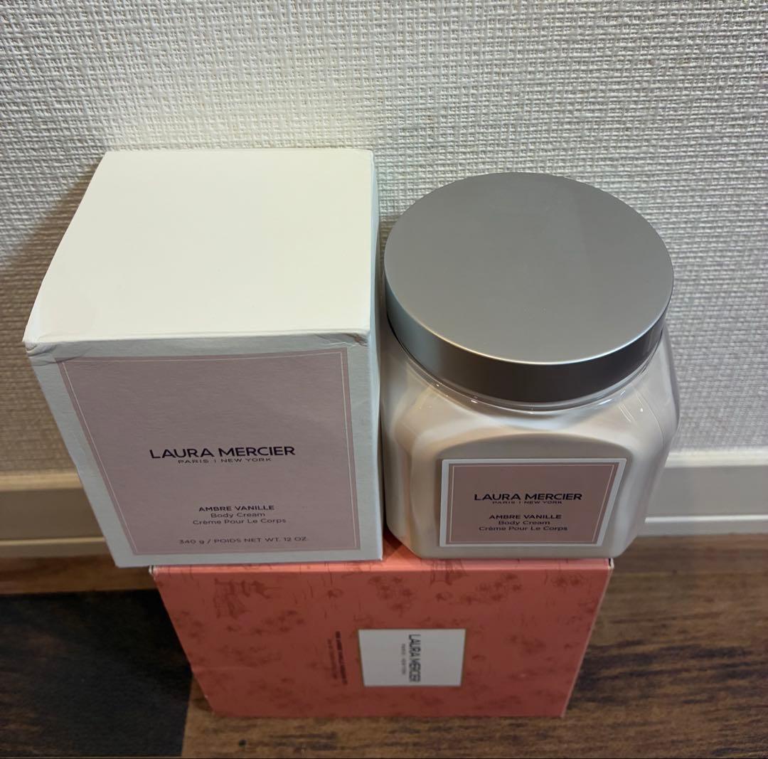 【新品】ローラメルシエ ホイップトボディクリーム アンバーバニラ 340g