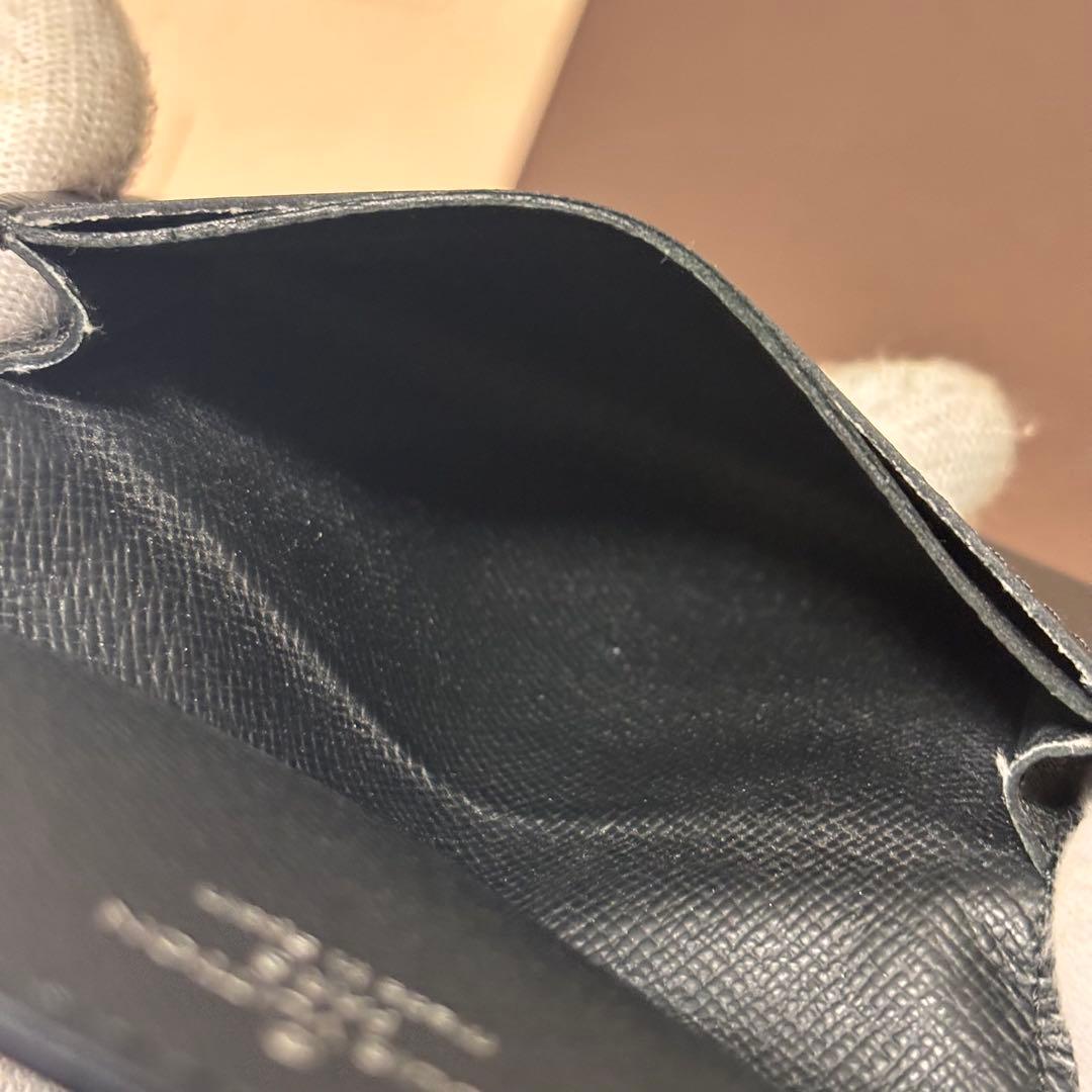 LOUIS VUITTON ブラック名刺入れ エピ アンヴェロップ カードケース