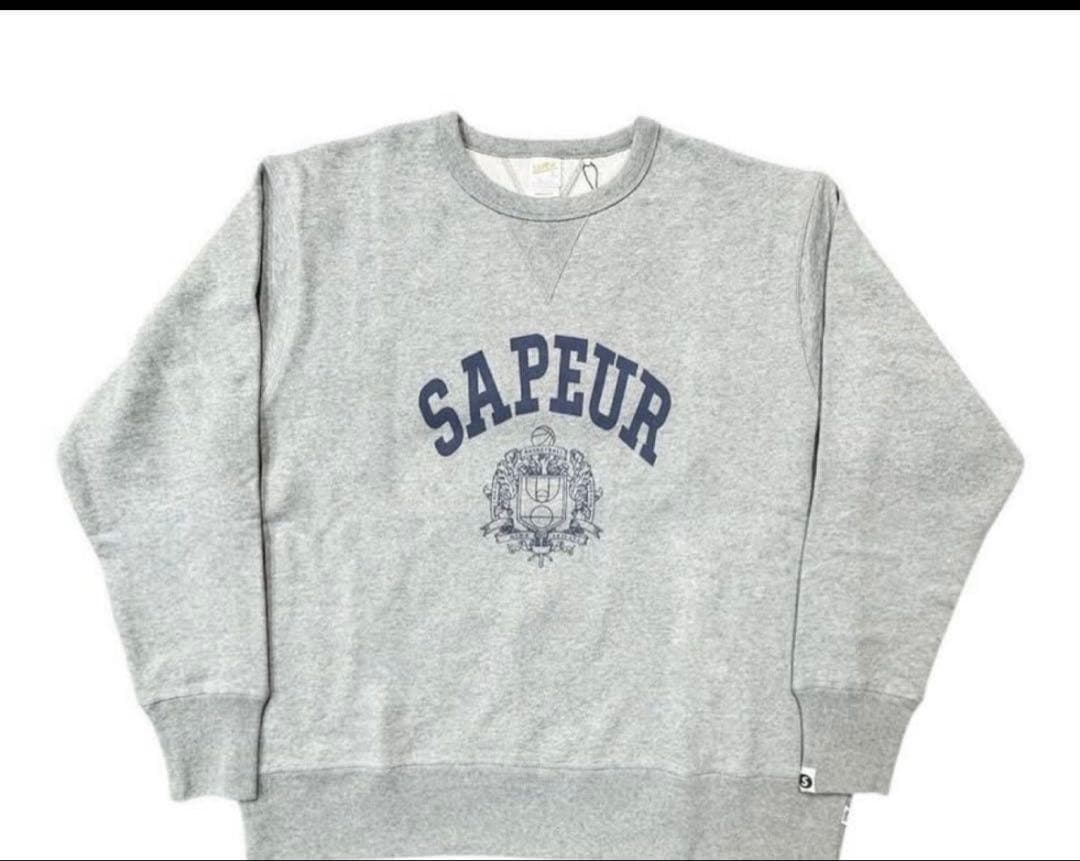 最終値下げSAPEUR サプール クルーネックトレーナー スウェットMサイズ長袖