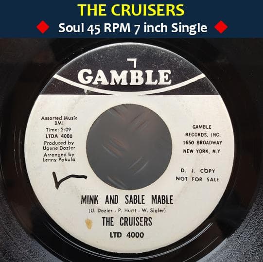 ★THE CRUISERS / MINK AND SABLE MABLE★