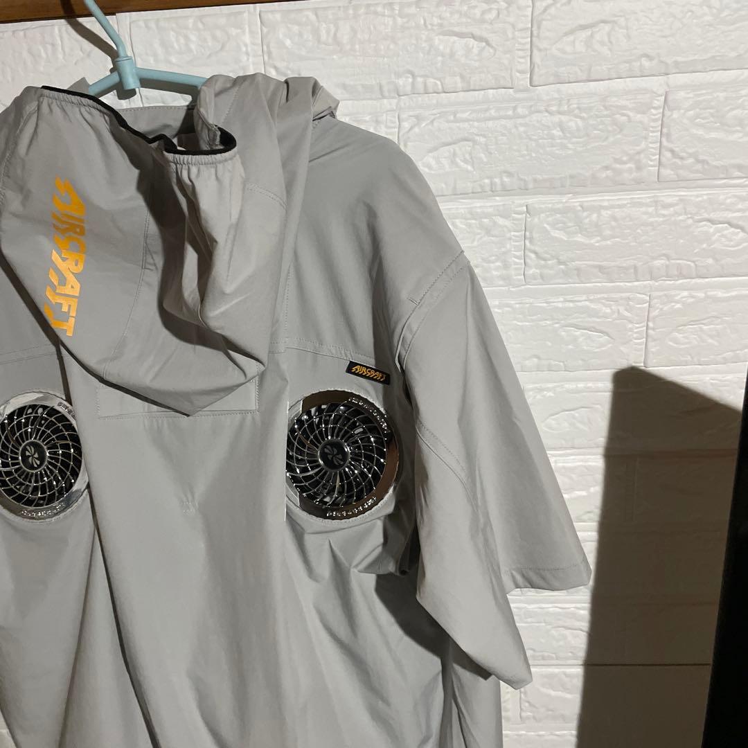 バートル　AC2036 アッシュグレー　XLサイズ　空調服　半袖　フルセット