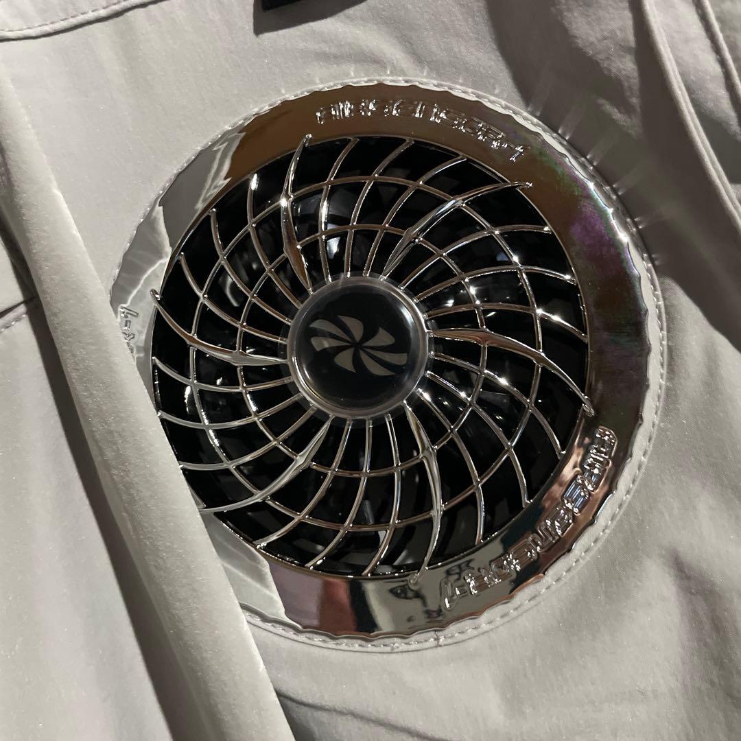 バートル　AC2036 アッシュグレー　XLサイズ　空調服　半袖　フルセット