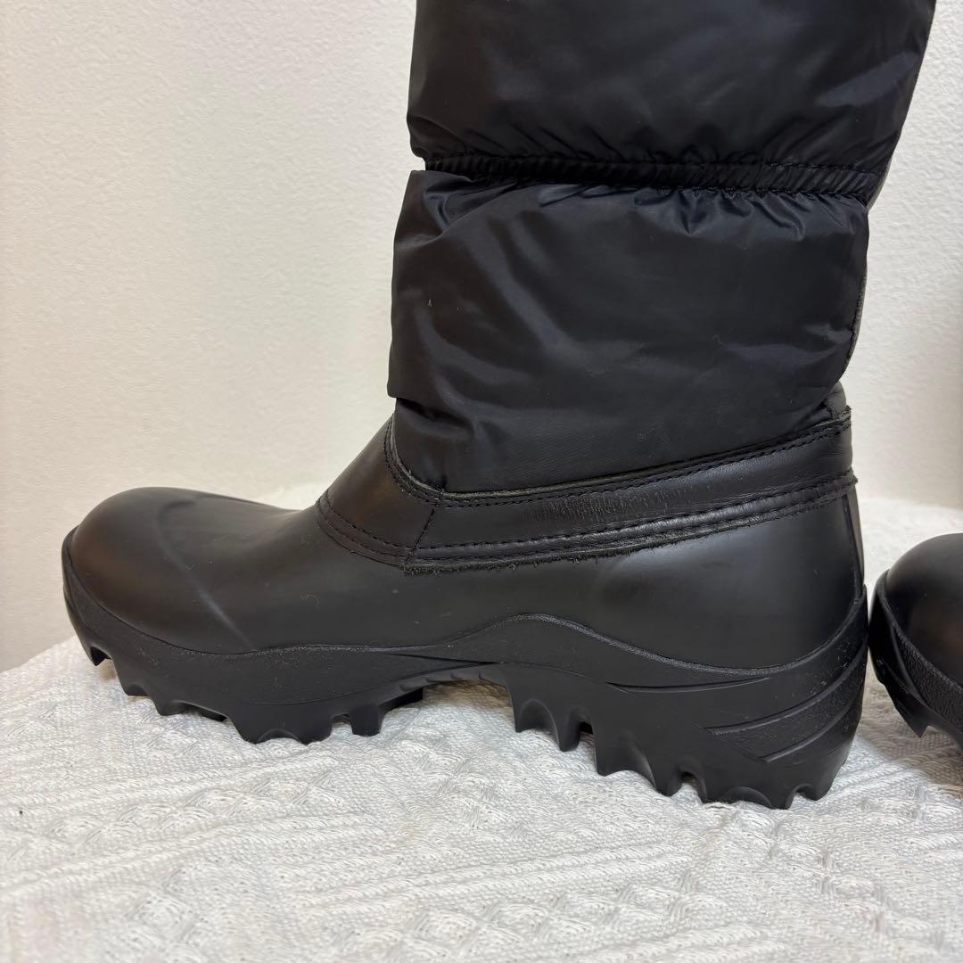 美品HUNTER☆UK4スノーキルトブーツ 黒ハンター23~23.5スノーブーツ
