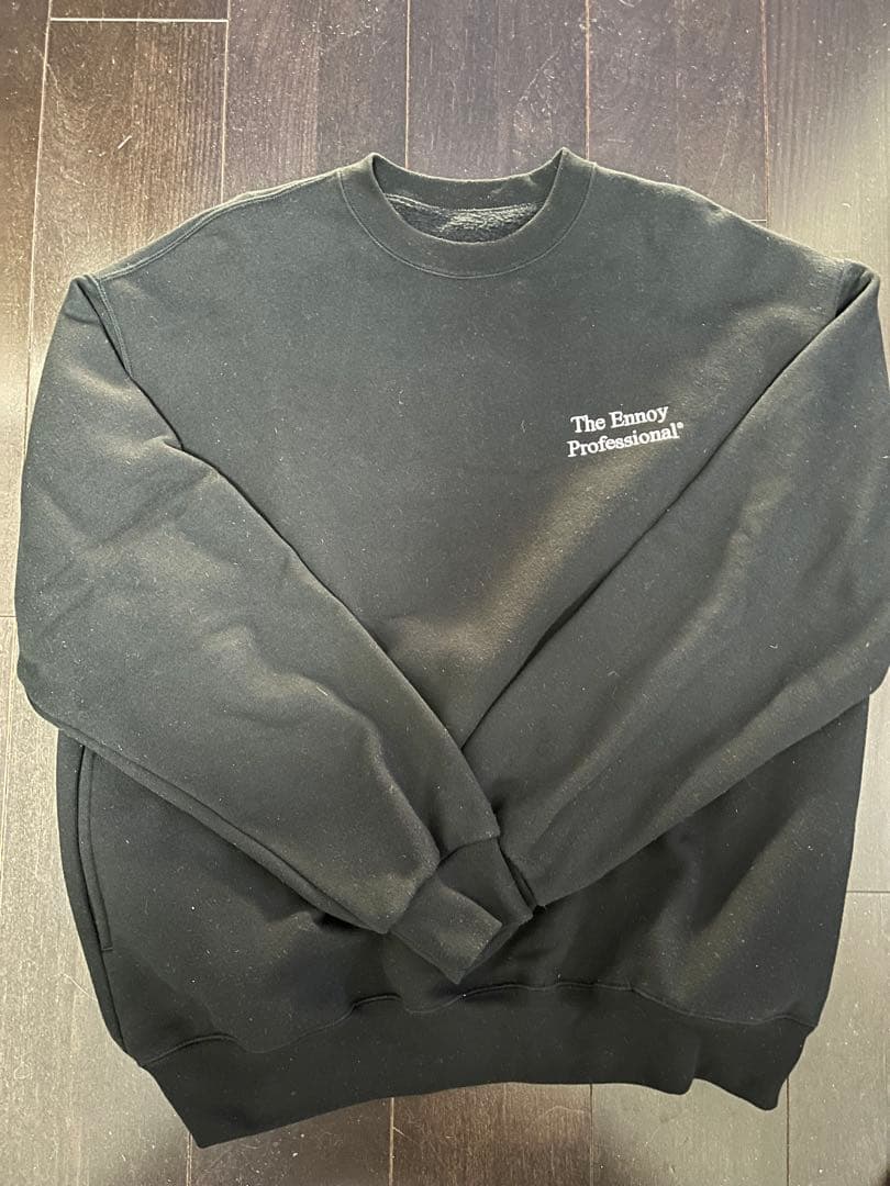 ENNOY エンノイ ロゴ スウェット スタイリスト私物 XL 25SS 黒