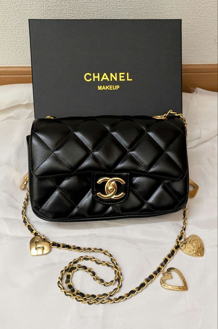 CHANEL シャネル ノベルティ ハートチェーン ショルダー 新品未使用