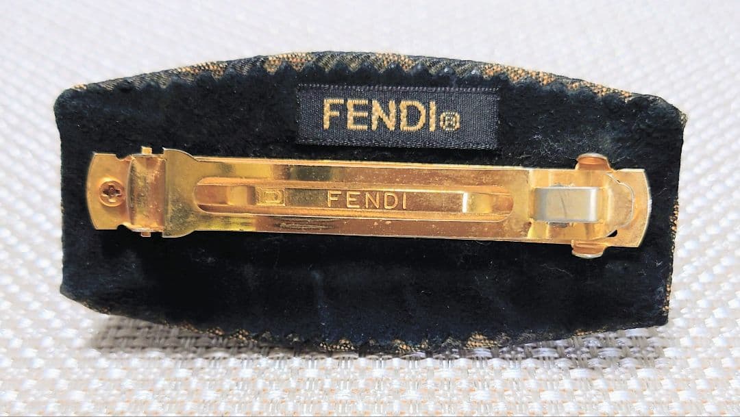 FENDI カチューシャ＆バレッタセット　ズッカ柄