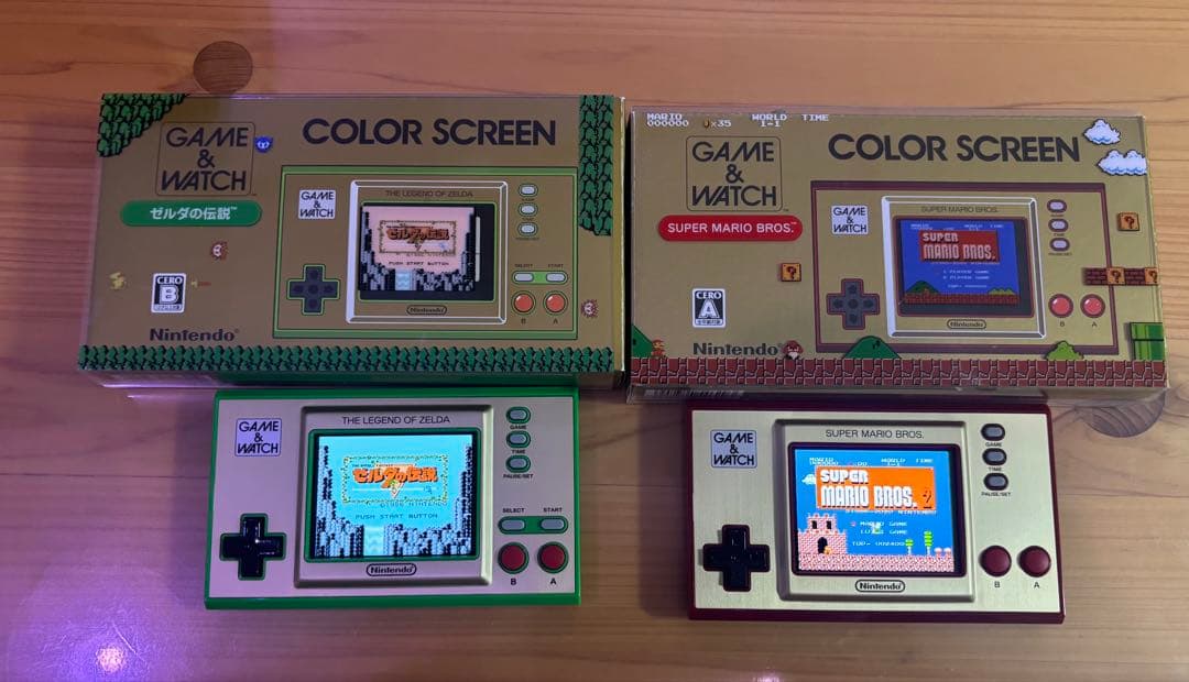 【美品】Game & Watchスーパーマリオブラザーズ & ゼルダの伝説
